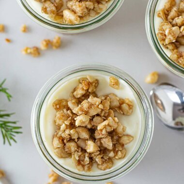 Apfel Trifle weihnachtlich zuckerfrei