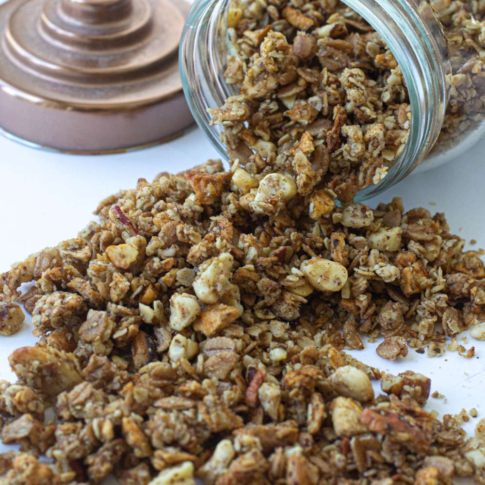 Apfel Zimt Granola herbstlich