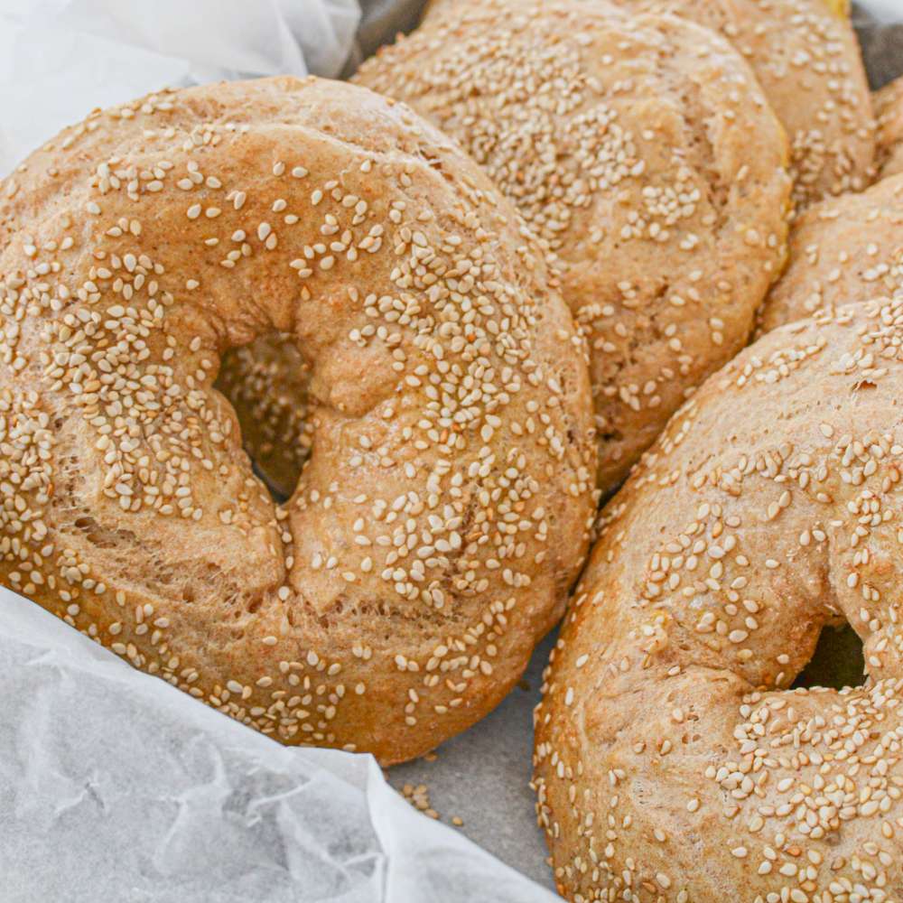 Sesamkringel Bagels zuckerfrei