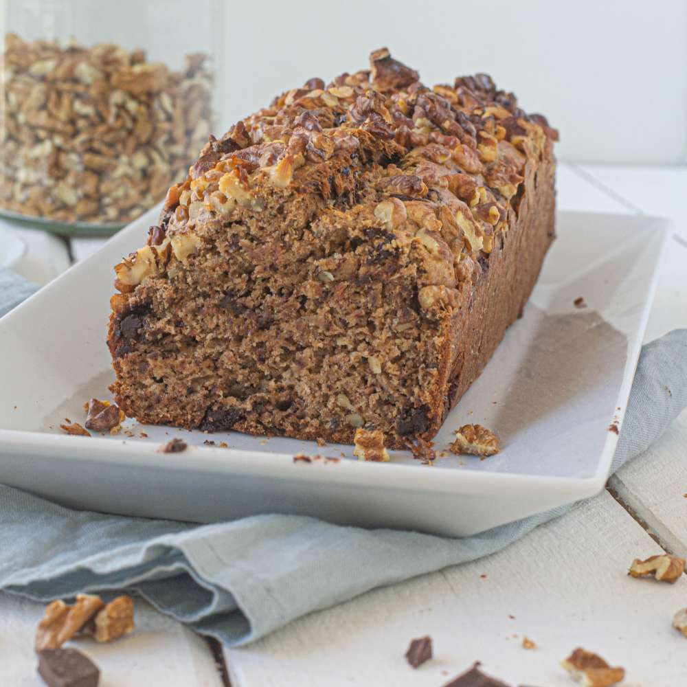 Love to Eat - Bananenbrot mit Walnüssen und Schokostückchen | Gesundes ...