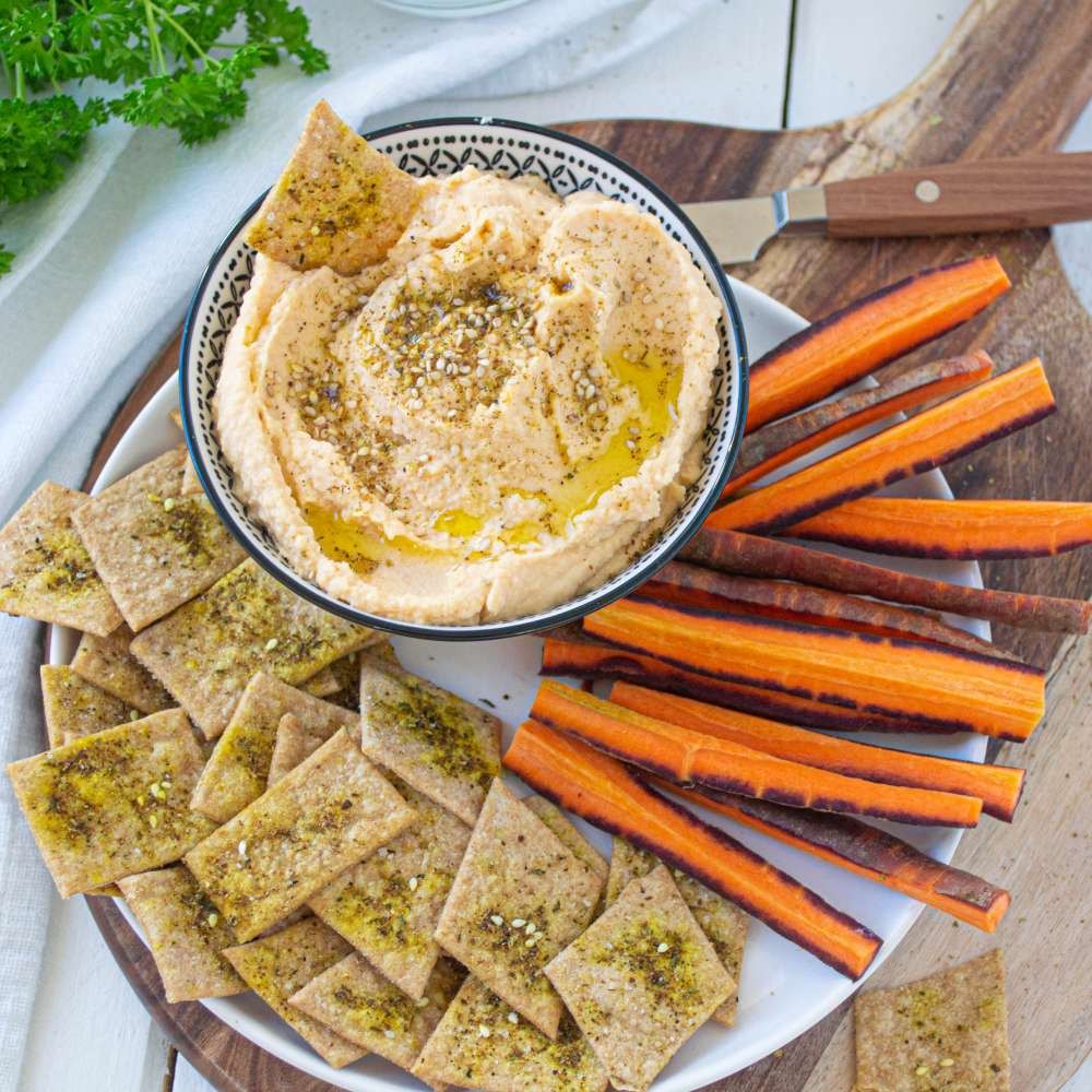 weiße Bohnen Hummus vegan