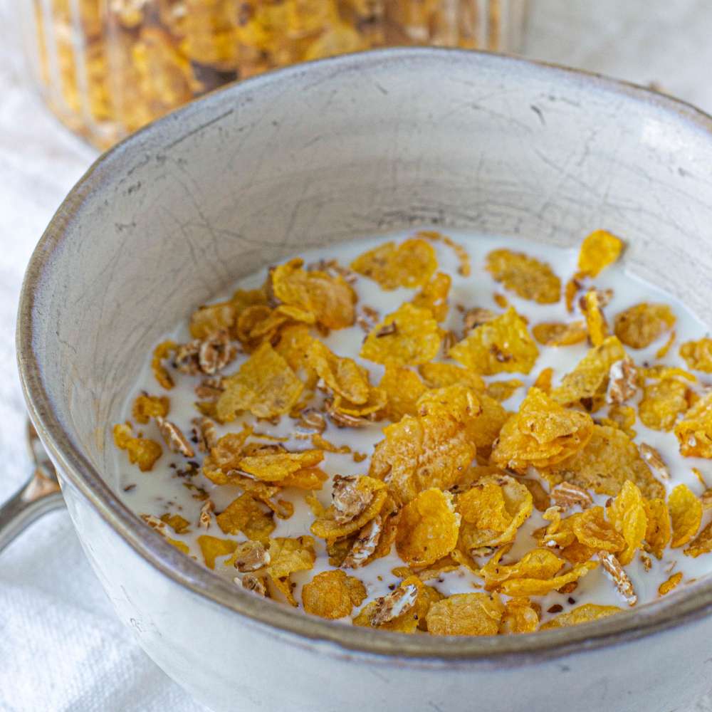 Cornflakes Granola glutenfrei und ohne Nüsse