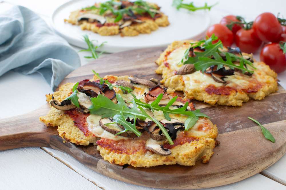 Couscous Pizza - schnelle Pizza ohne Hefe