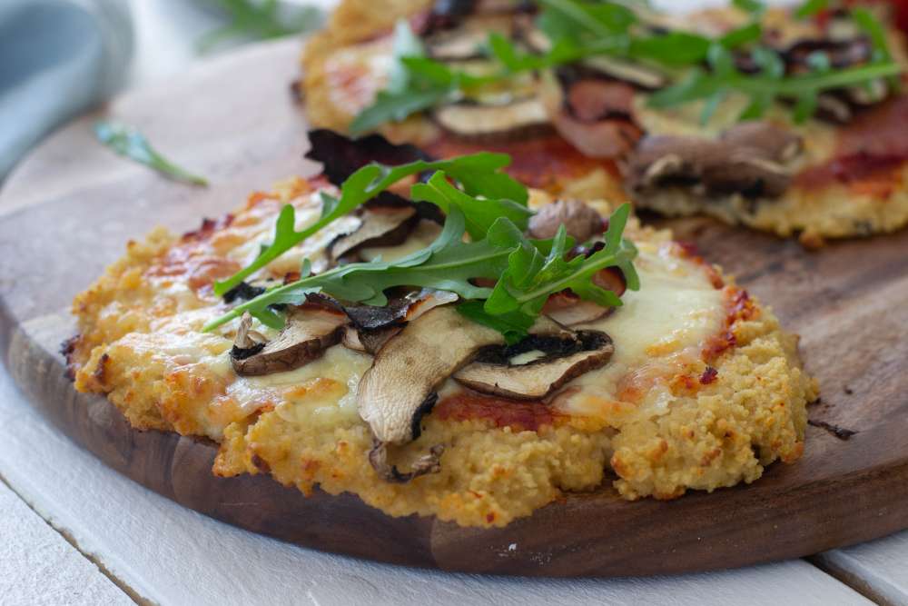 Couscous Pizza - schnelle Pizza ohne Hefe