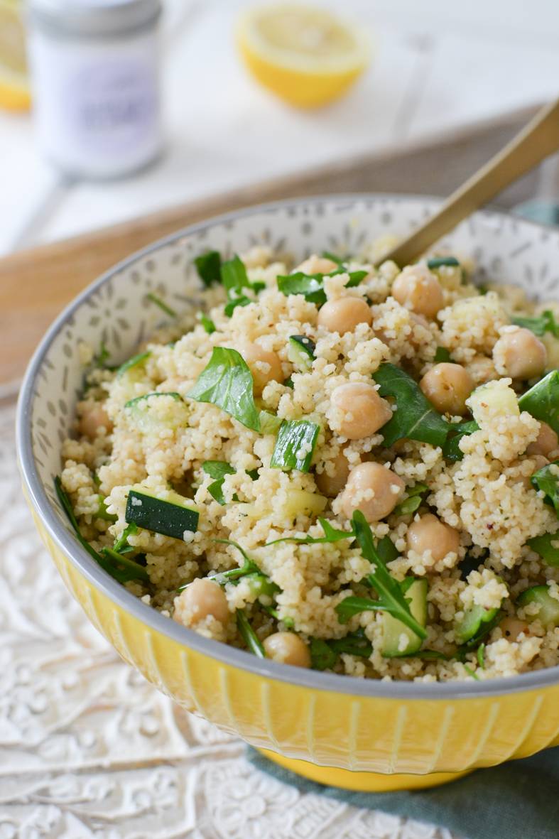 Couscous Kichererbsen Salat clean eating