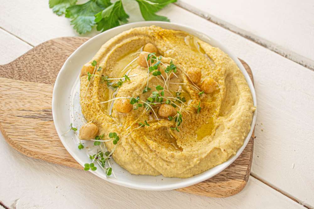 Hummus mit Curry