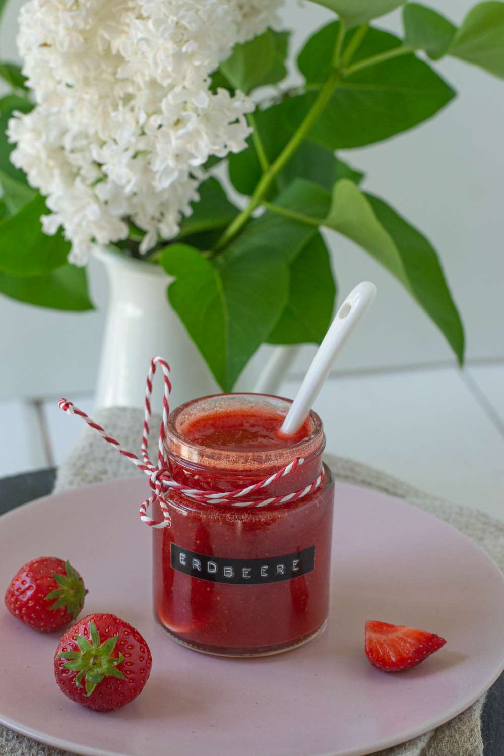 Erdbeermarmelade mit Birkenzucker zuckerfrei