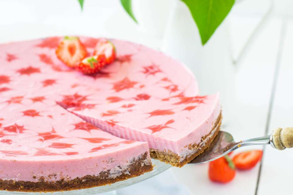 Erdbeer Skyr Torte (low carb)