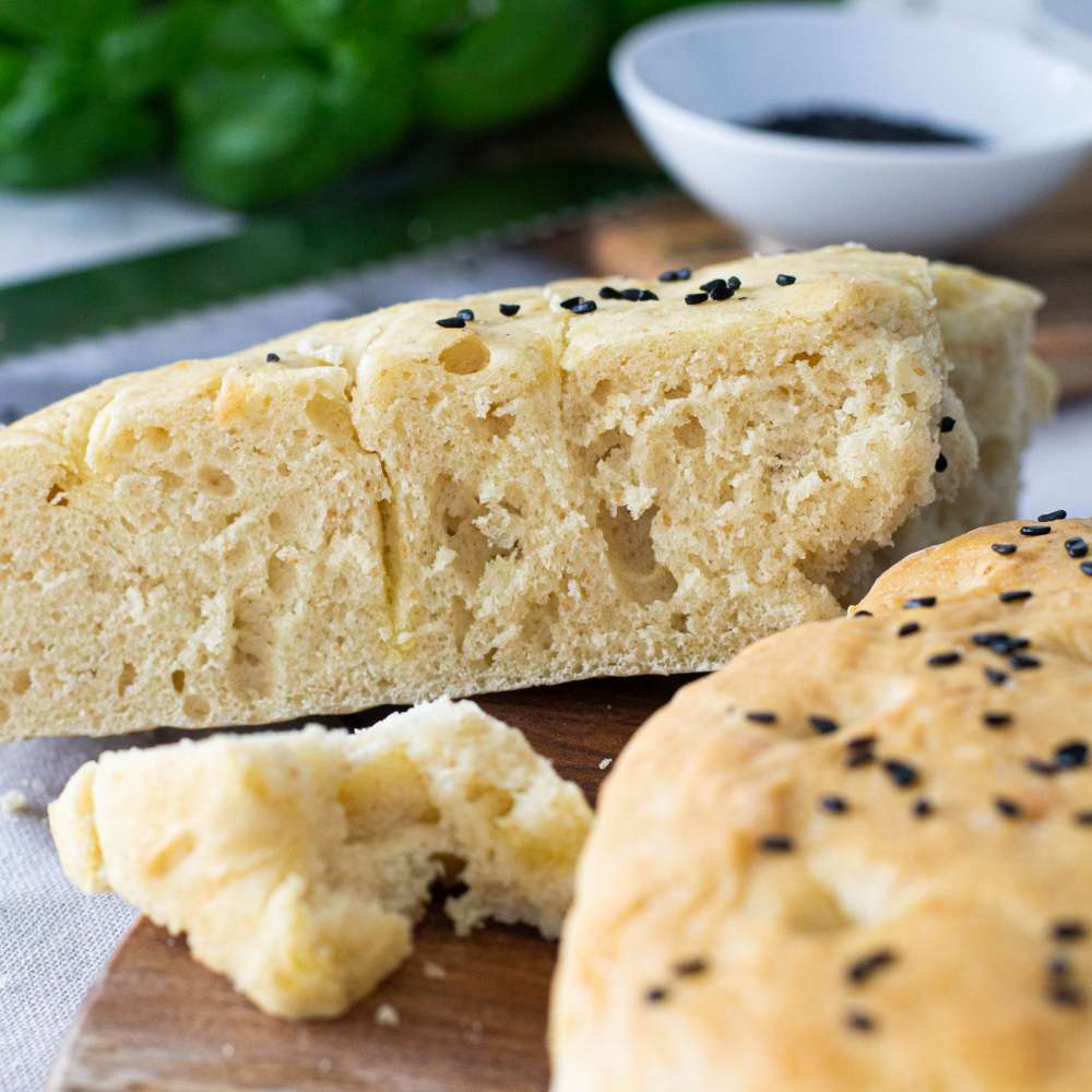 Fladenbrot flaumig selbstgemacht Dinkelmehl