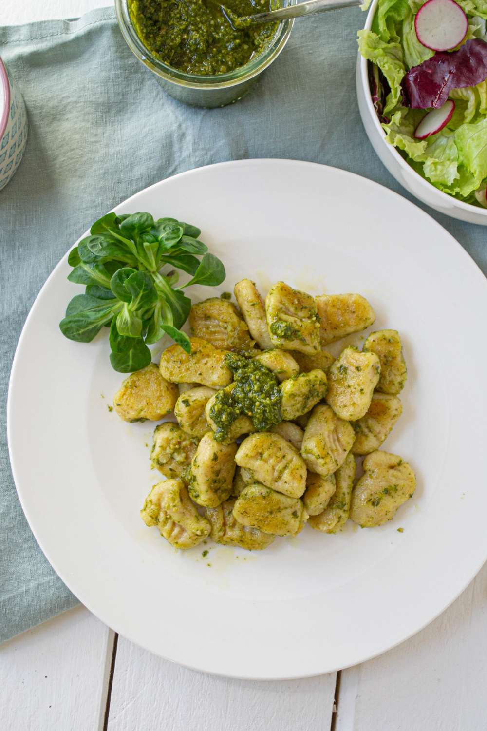 Kartoffel Gnocchi mit Pesto