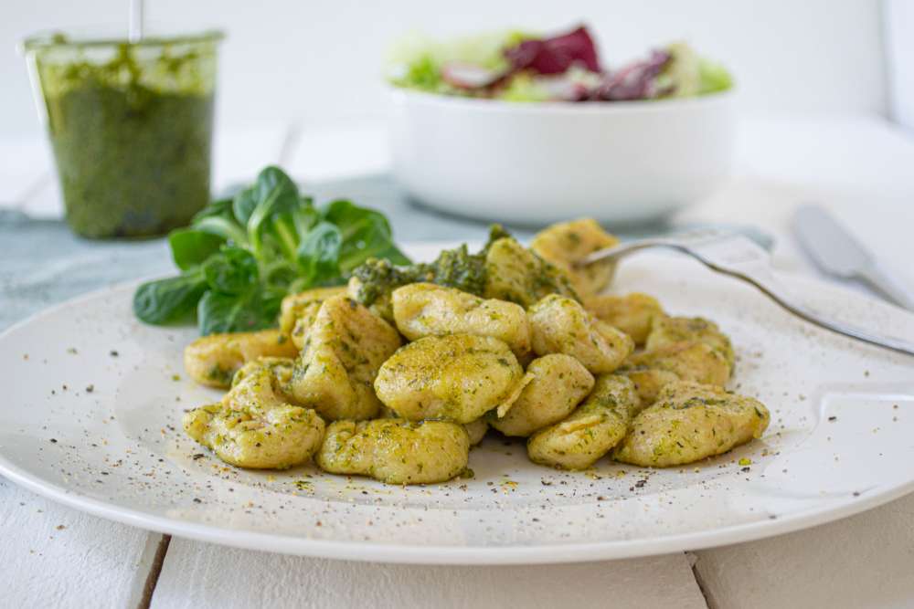 Kartoffel Gnocchi mit Bärlauchpesto