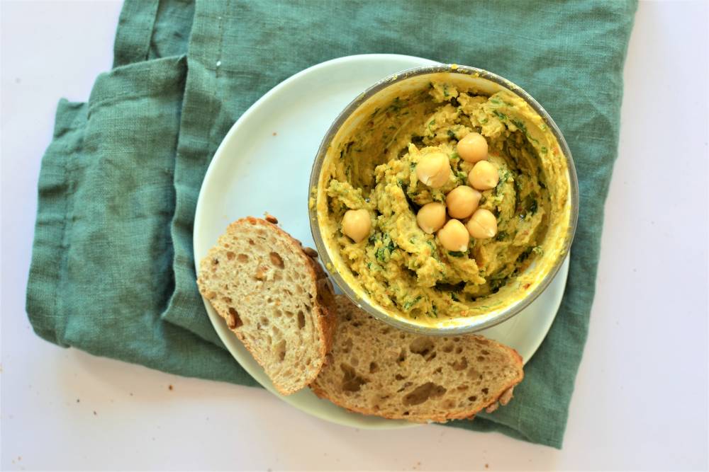 Hummus mit Bärlauch