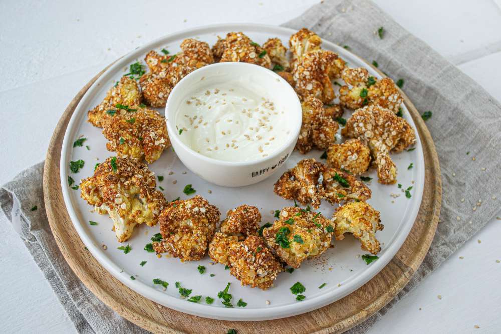 Blumenkohl Wings aus dem Backofen - vegetarisch, einfach & lecker