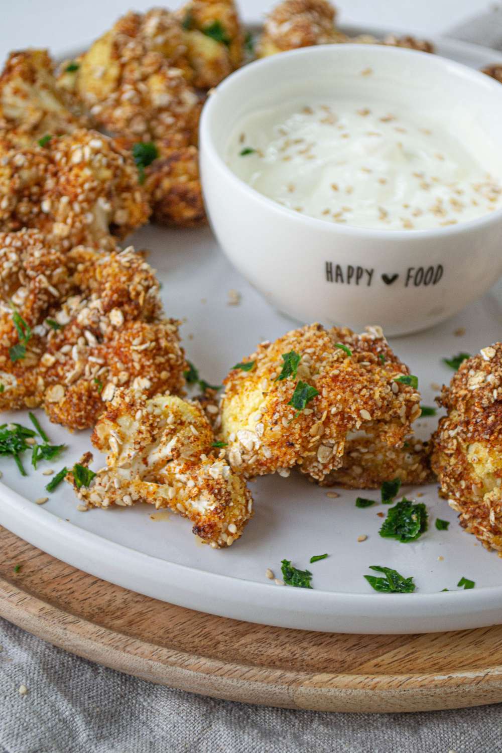 Blumenkohl Wings aus dem Backofen - vegetarisch, einfach & lecker