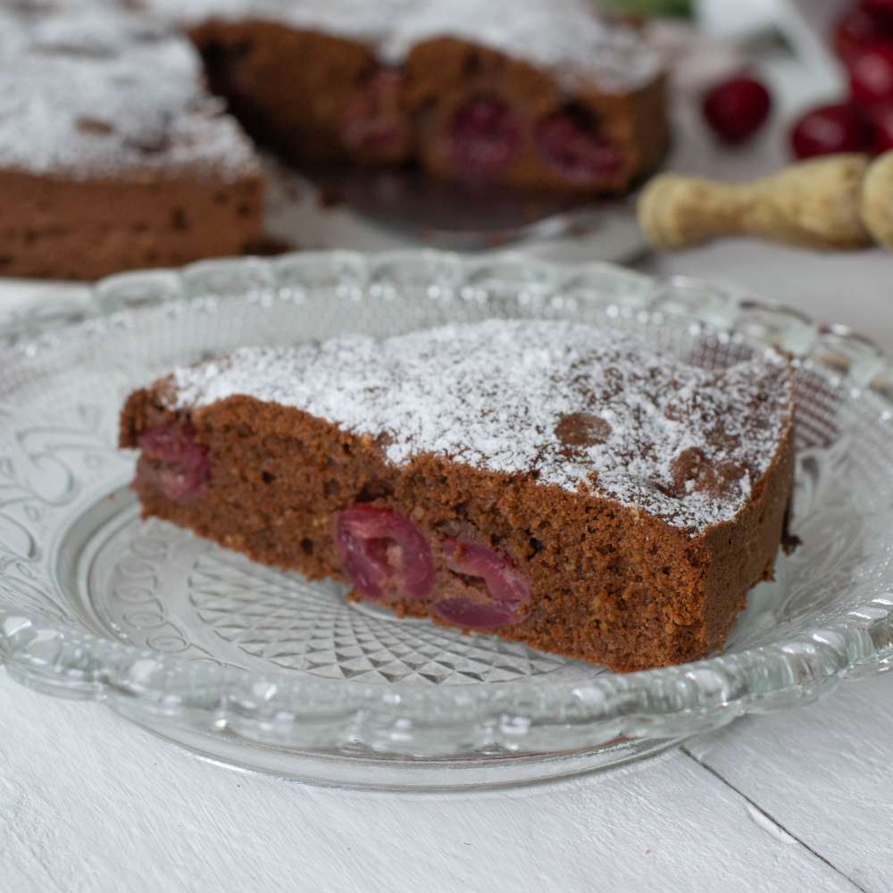 Love to Eat - Kirschkuchen mit Schokolade, Nüssen und Kokosblütenzucker ...