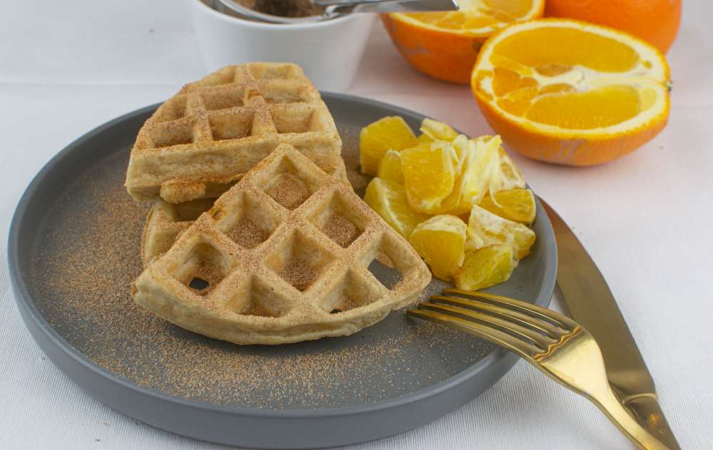 Kokoswaffeln mit Zimt