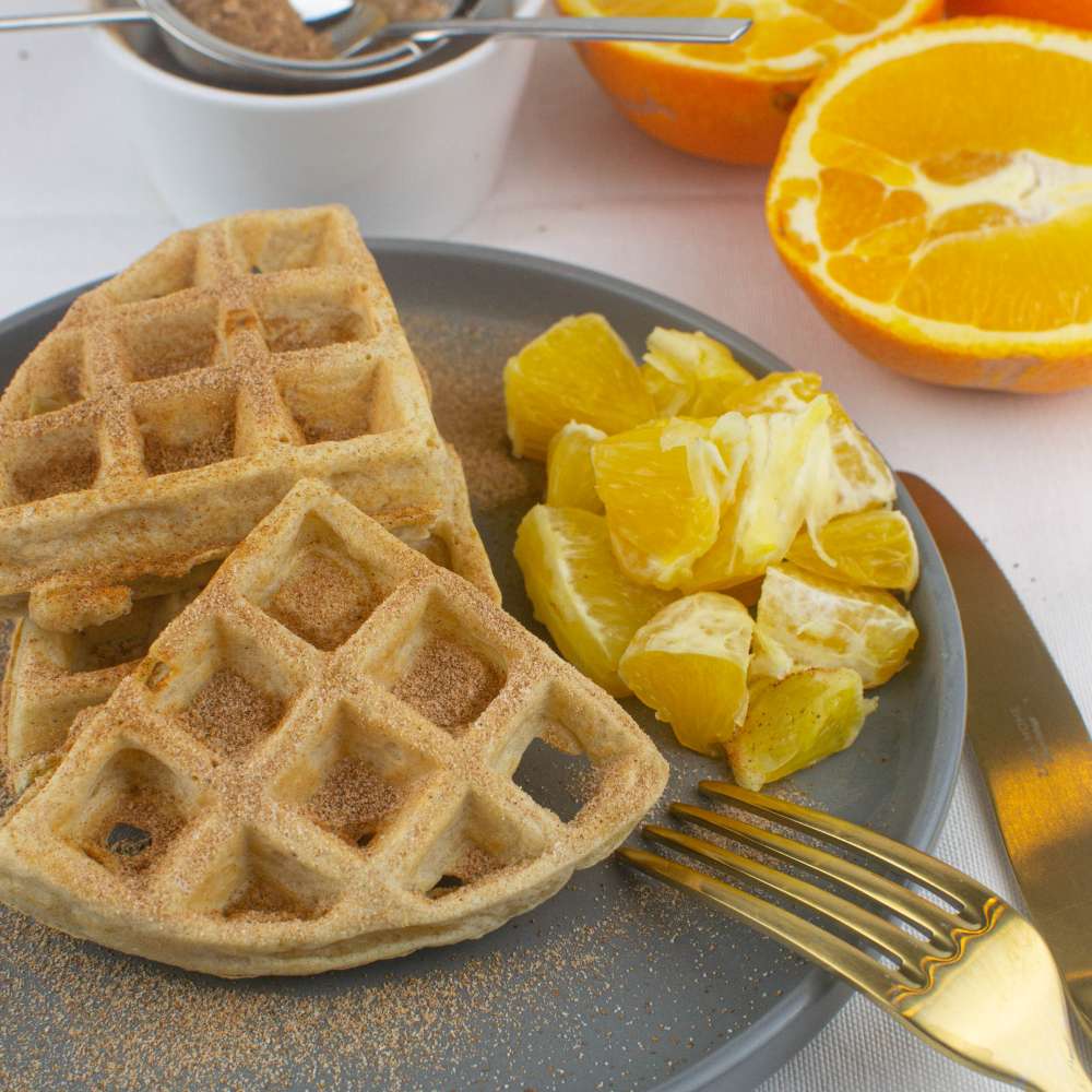 Kokoswaffeln mit Zimt