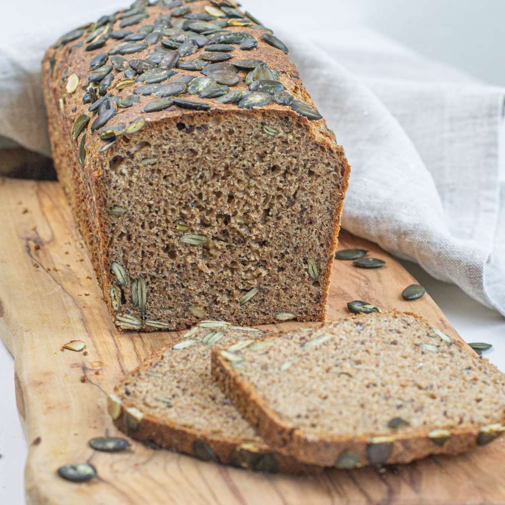 Kürbiskernbrot mit Leinsamen