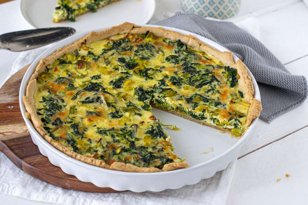 Love to Eat - Lauch Spinat Quiche - vegetarisch einfach | Hauptspeisen