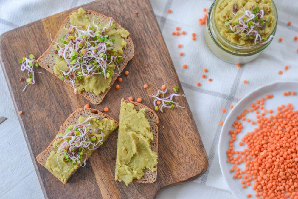 Linsen-Curry Aufstrich (vegan)