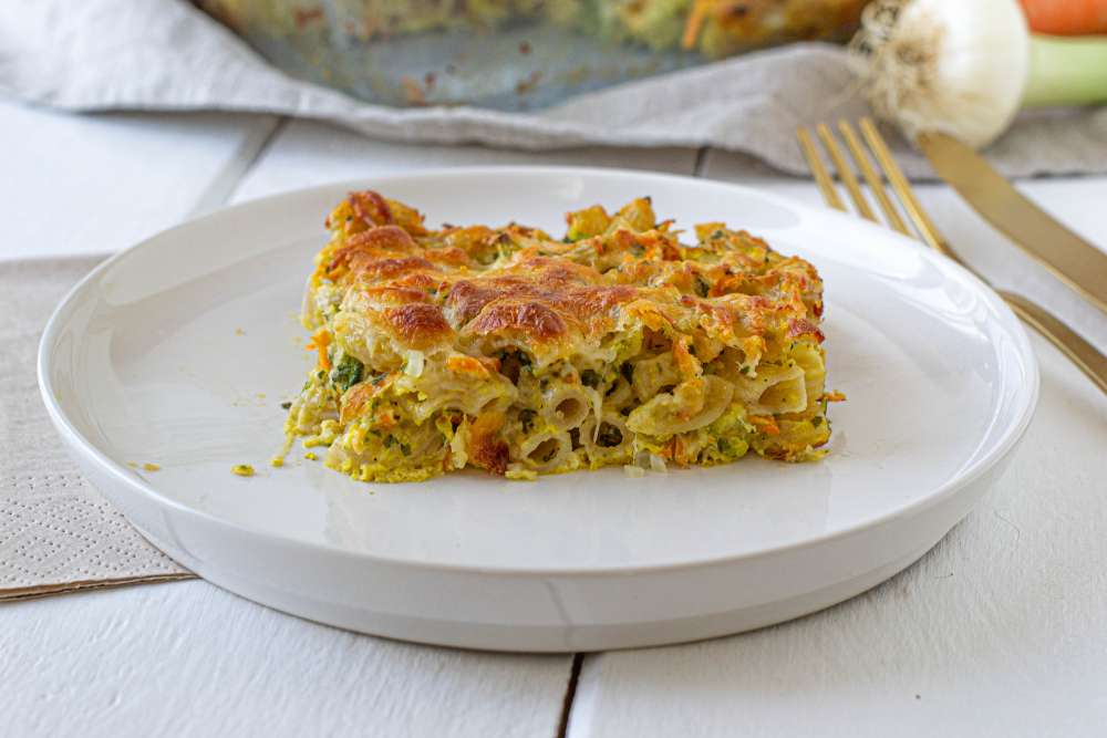 Nudel Gemüse Auflauf mit Käse