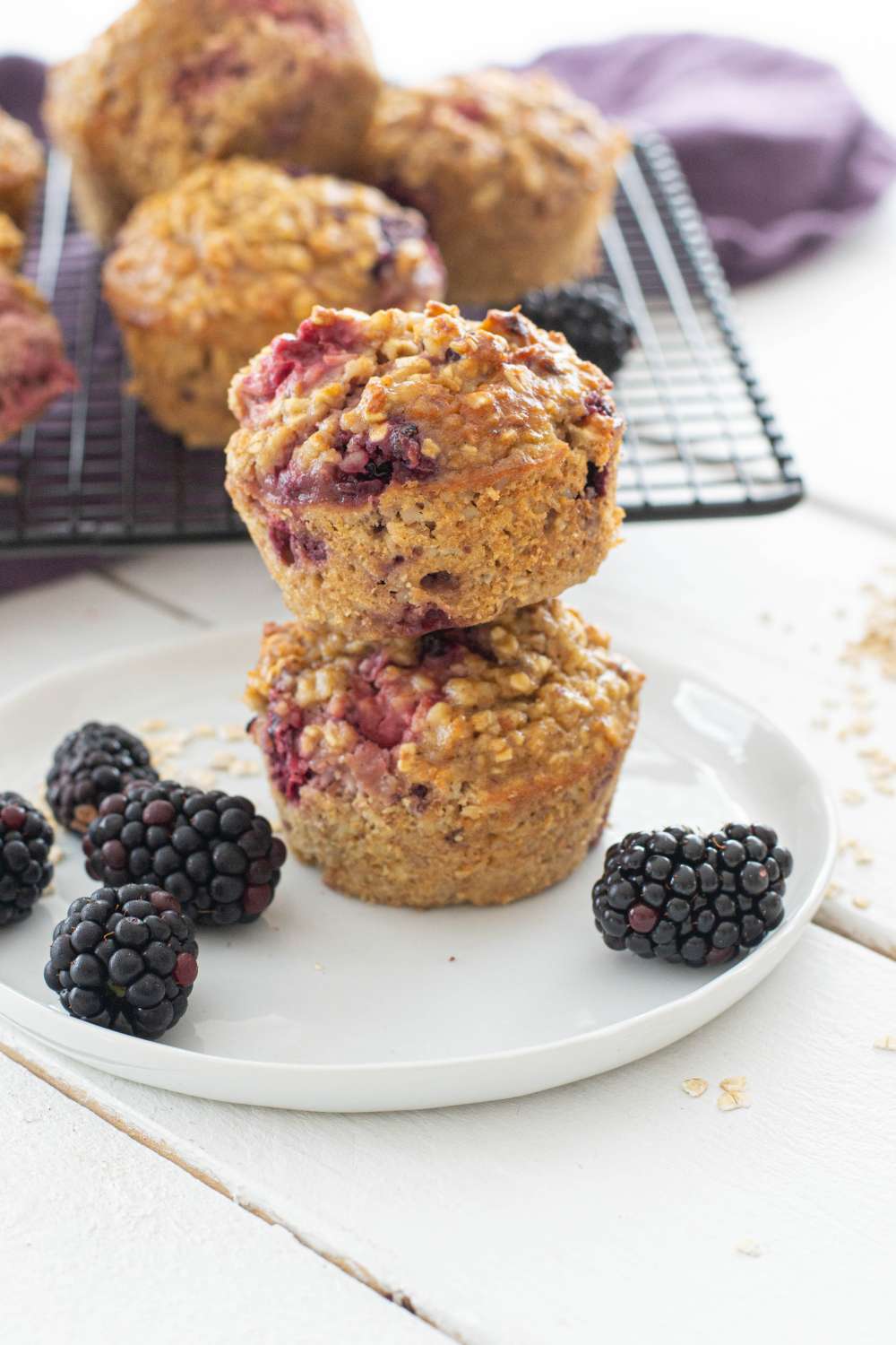 Frühstücksmuffins mit Haferflocken zuckerfrei