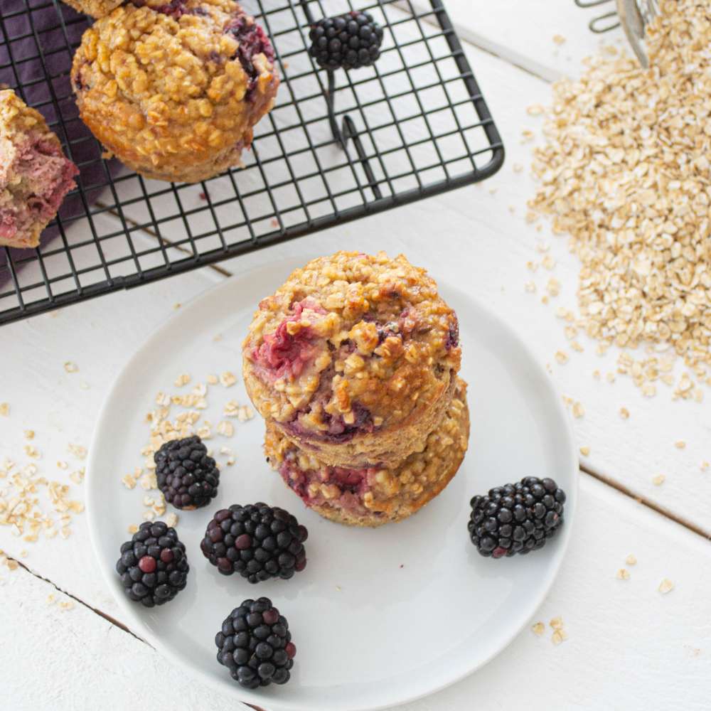 Frühstücksmuffins mit Haferflocken zuckerfrei