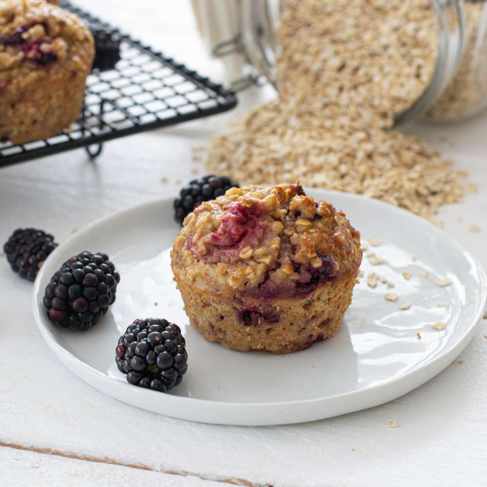 Frühstücksmuffins mit Haferflocken zuckerfrei