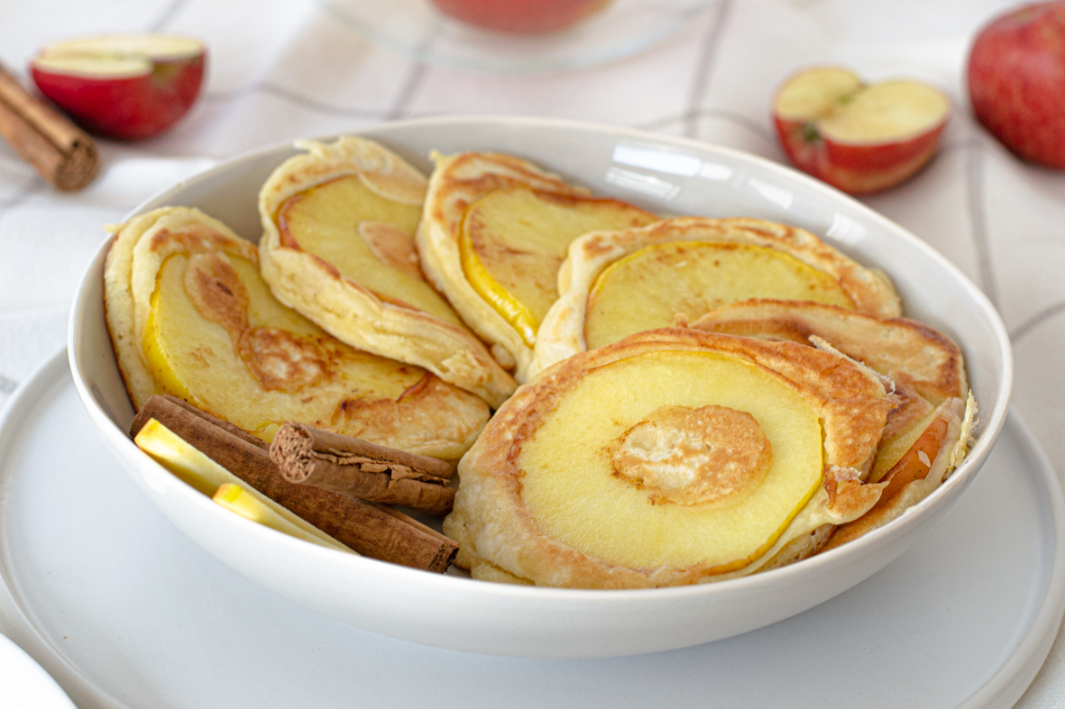 Pancakes mit Apfel