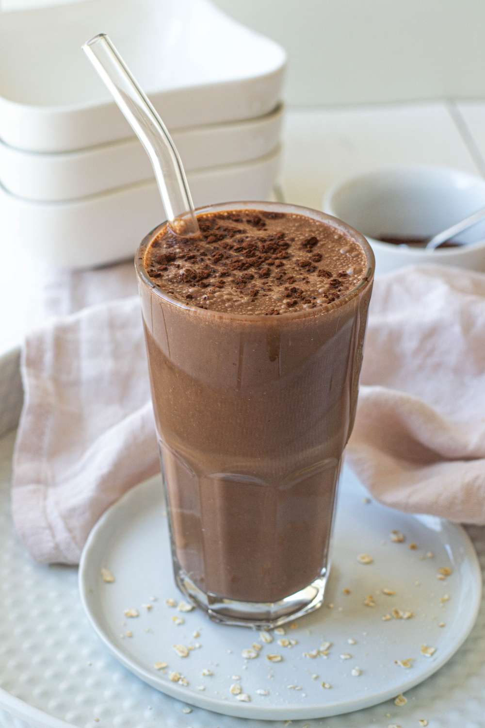 Schokoladen Shake zuckerfrei und gesund vegan