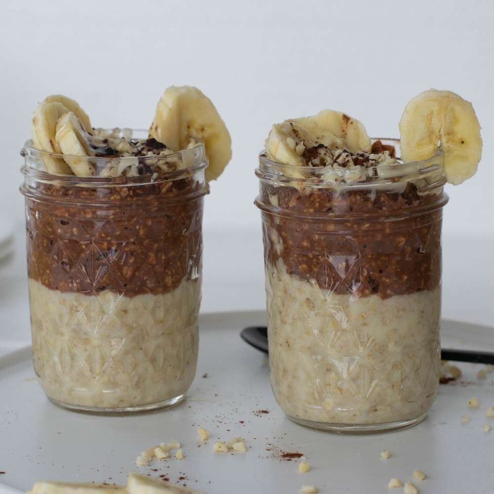 Schokoladen Bananen Porridge