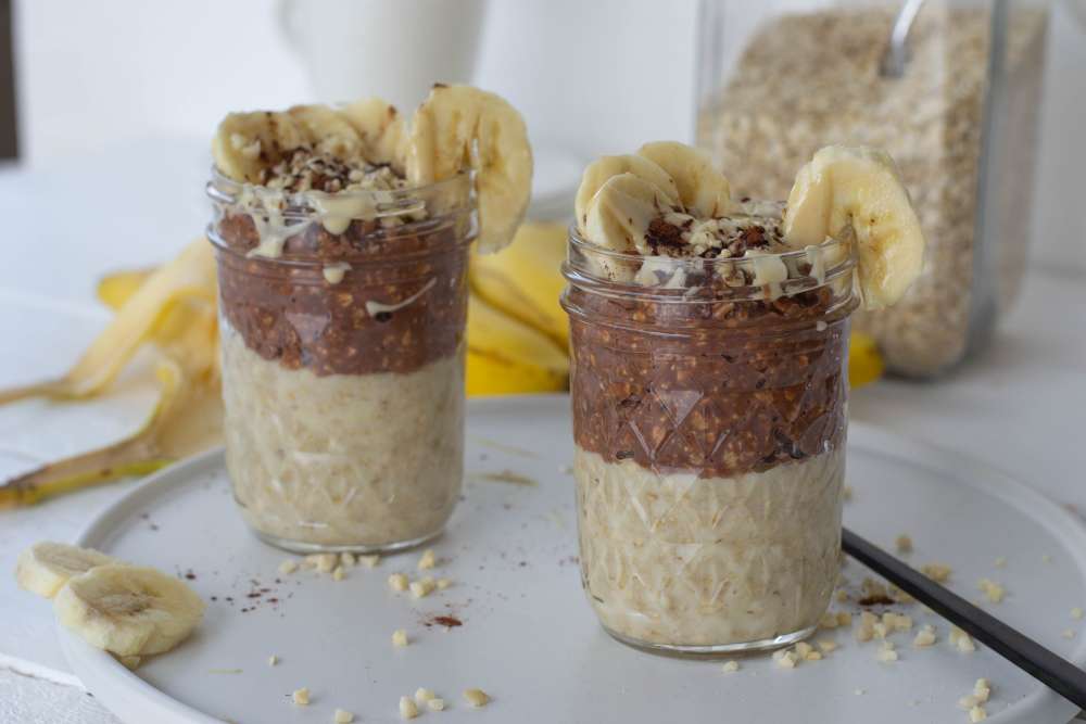 Schokoladen Bananen Porridge