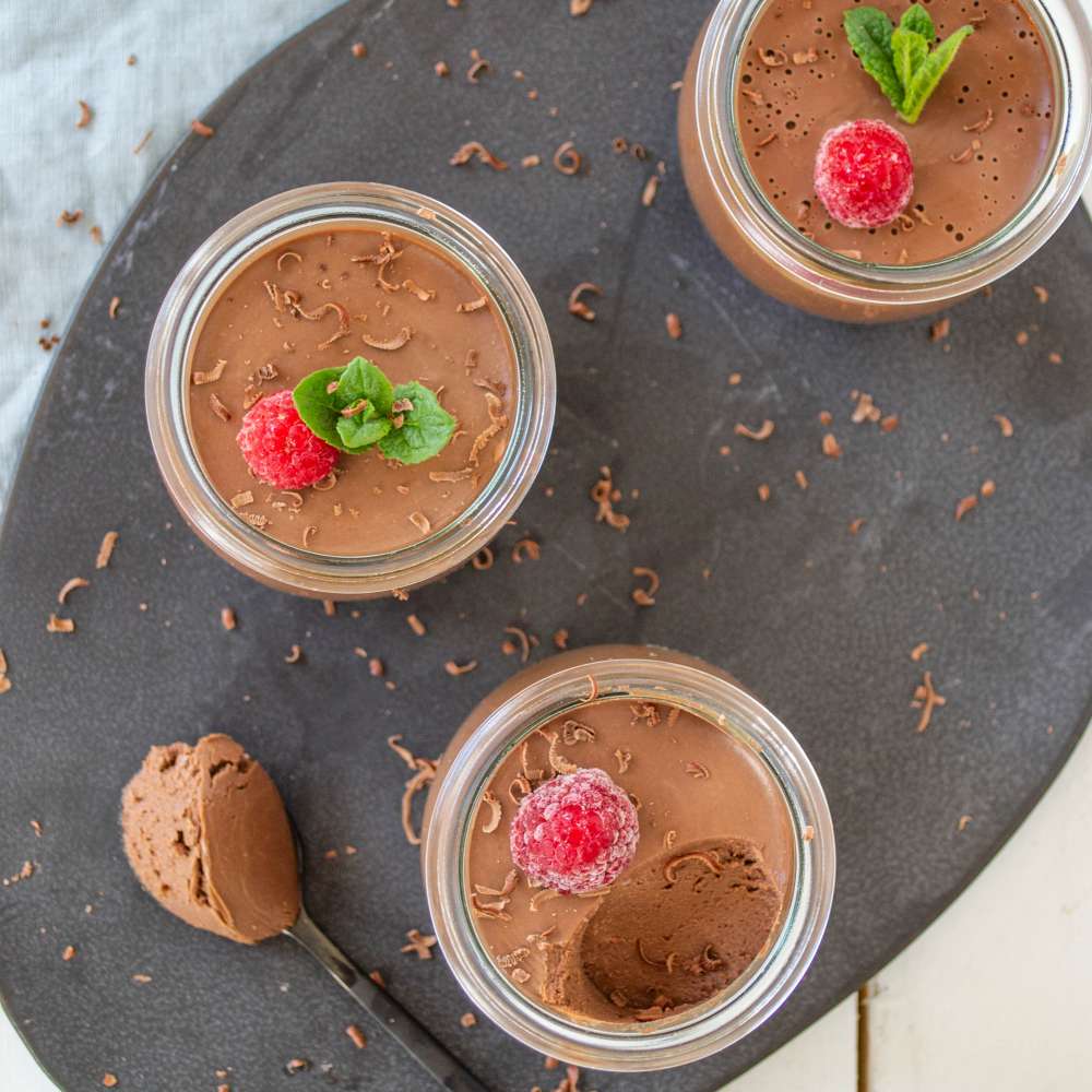 Schokoladenmousse vegan zuckerfrei kokosmilch