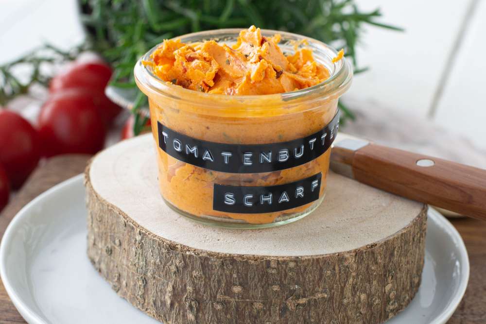 Tomaten Rosmarin Chilli Butter - scharf