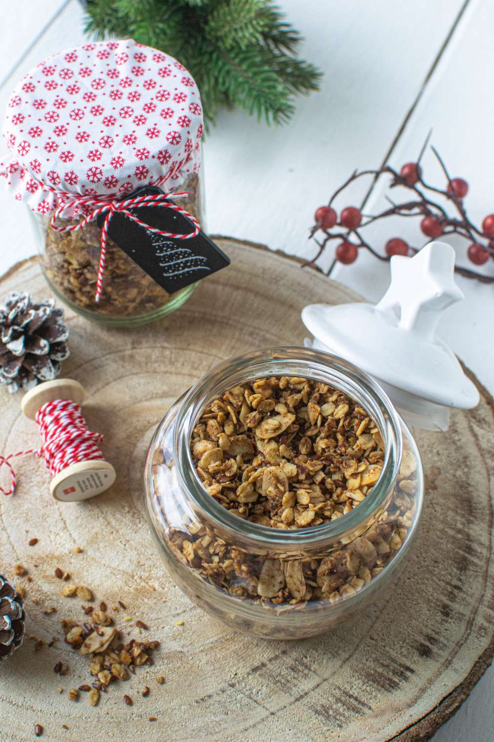 weihnachts granola zimt orange