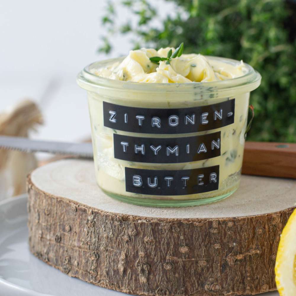 Zitronen Thymian Kräuterbutter