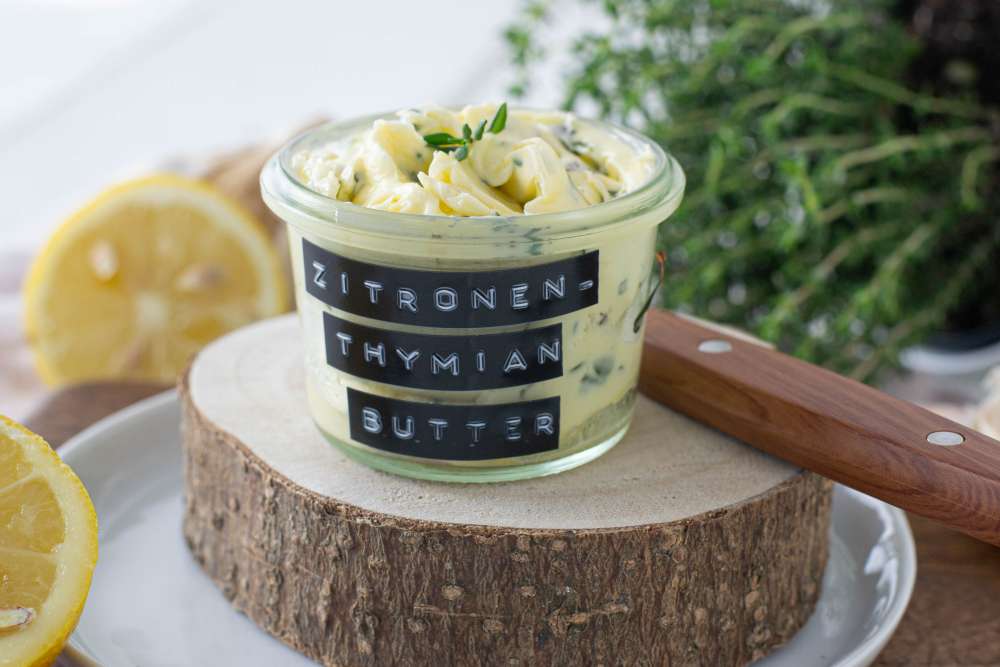 Love to Eat - Zitronen - Thymian Butter - selbstgemacht | Für den ...